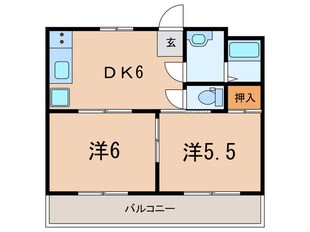 サングレイ西鈴の物件間取画像